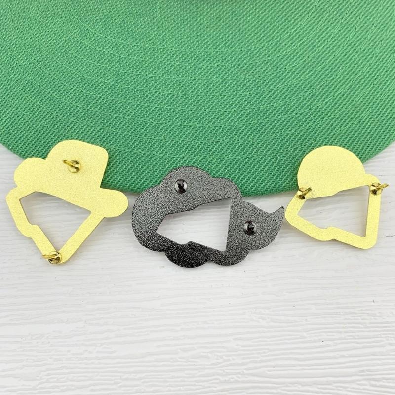 Metal Hat Pin Elegant Enamel Brooch Creative Decoration Pins Personalized Pin for Hats and Jackets Clothing Decorations