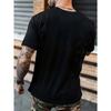 Ny 100% Bomull Högkvalitativ T-shirt Harajuku Sommar Hip Hop Herr Fitness Sport Rund Hals Topp