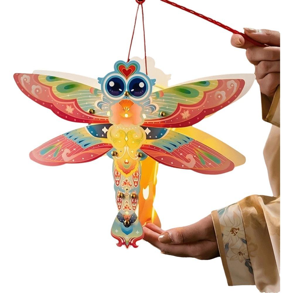 Butterfly Children's Hand-held Lanterns Paper Luminous Lantern Mid-Autumn Festival