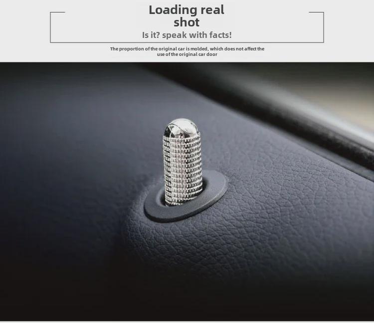 Mercedes-Benz Aluminium Dörrlås för GLC/C/GLA/A/E/CLA/GLE Interiöruppgradering