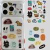 Ins Relief Sticker 3D Jelly Stickers Decorative Kawaii Stickers Diy Sticker for Phone Cade Scrapbook Waterproof Decals