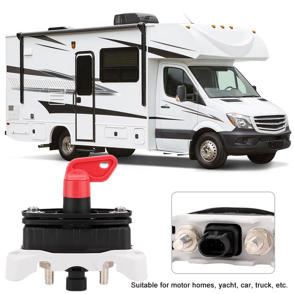 Car Truck Boat Battery Isolator Disconnect Switch Motor Homes Rotary Power Switch Cutter