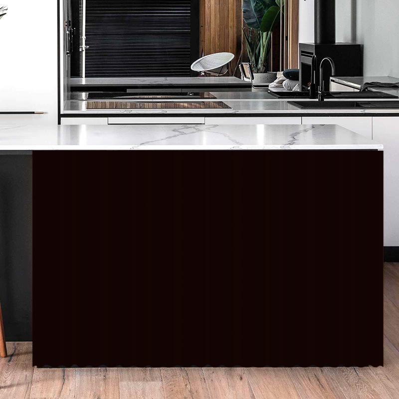Solid Plain Shade Adhesive Curtain Self-Adhesive Kitchen Cabinet Curtains Dustproof Half-Curtain Cupboard Cover Home Decor