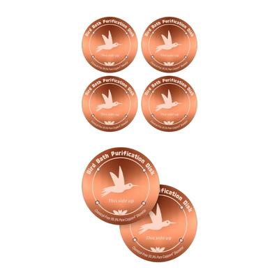 Metal Bird Bath Water Purifier Plate Reduces Cleaning Frequency To 20 Days Natural Algae Control