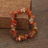 Handmade Beaded Natural Crystal Crushed Stone Bracelet B54