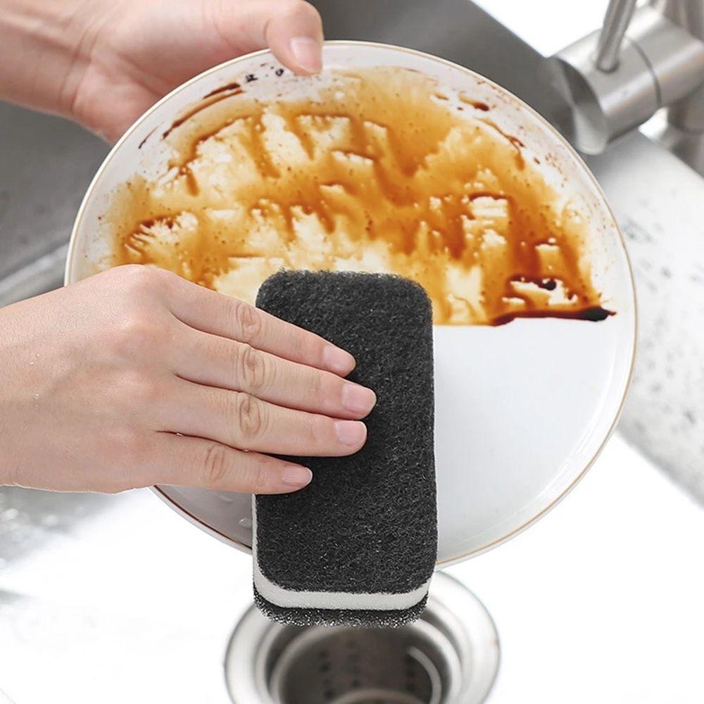 Wash Dishes Wipe the Table Imitation loofah Cleaning Wipe Scouring Pad Magic Sponge Sponge Brush