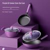 KSISE Purple Aura Non-stick 3-Piece Cookware Set