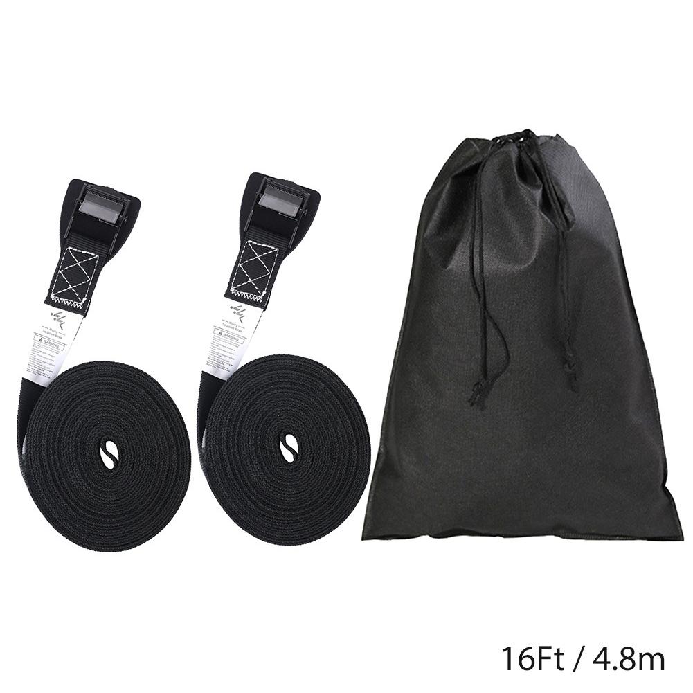16Ft/4.8m Lashing Strap Tie Down Straps Universal Cargo Tie-Down Strap For Mounted Cargo Kayak Carrier Luggage Car Accessories