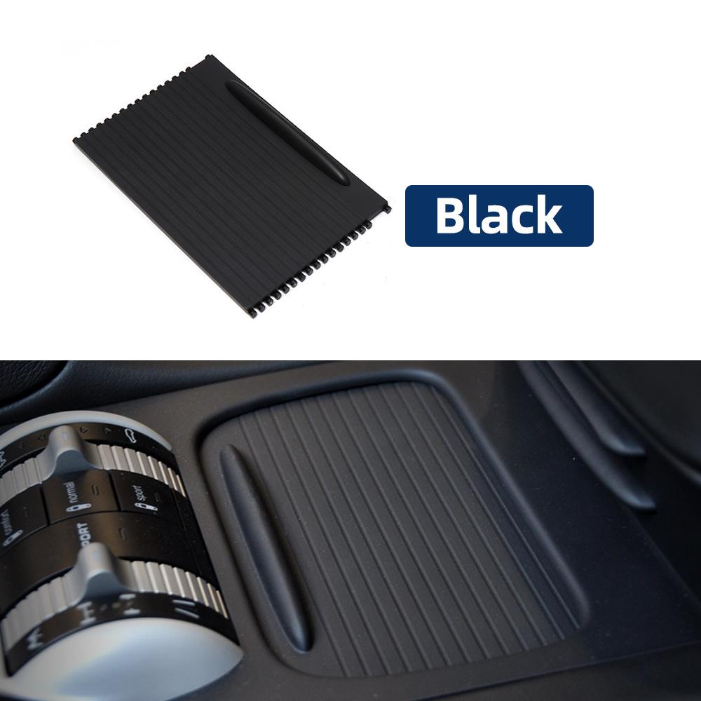 Front Center Console Cup Holder Roller Blind Cover For Porsche Cayenne 955 2003-2010 Replacement Cap 7L5862531 чёрный