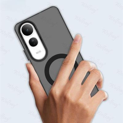 Custodia Trasparente Per Vivo V50 Lite Custodia Per Vivo V50 Lite Adsorbimento Magnetico Copertura Ricarica Wireless Per Vivo V50 Lite Custodia