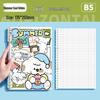 Puppy Paradise Cute Cartoon Loose-Leaf Notebook - Comfortable, Detachable, Ideal for Students