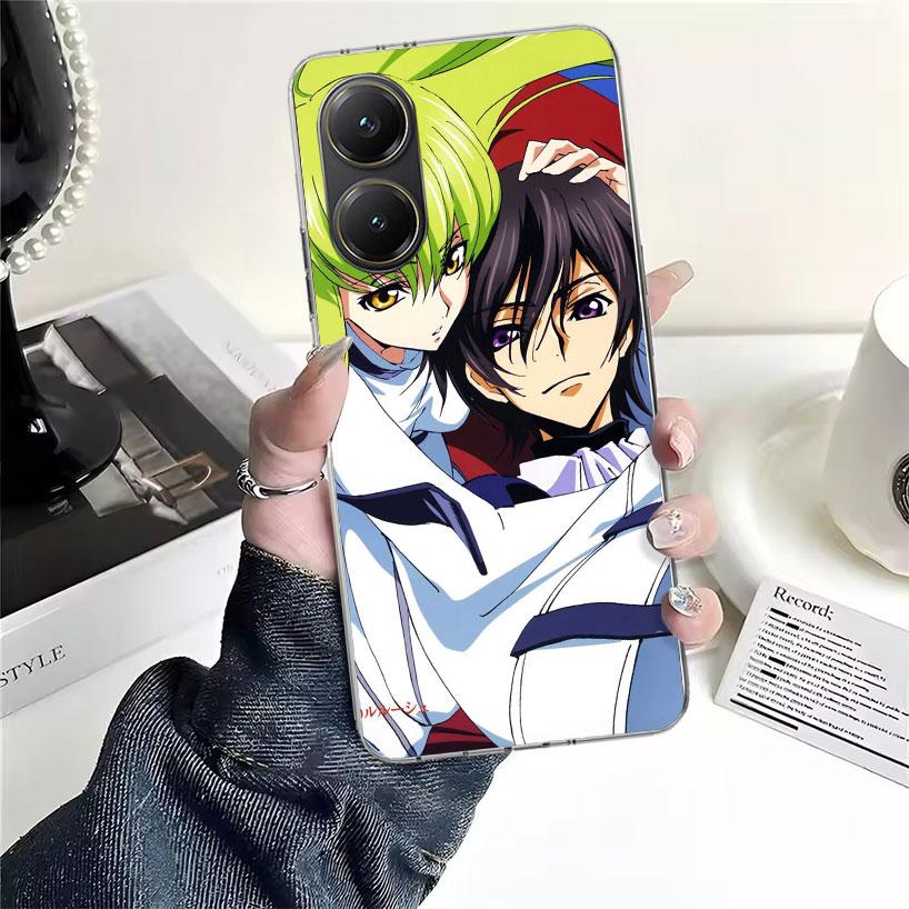 Code Geass Anime Soft Phone Case For Xiaomi Redmi 15C 15 13C 13 Poco X5 X6 X7 F7 Ultra M7 12C 12 10 10C 9C 9A 9T 9 Fundas Poco X