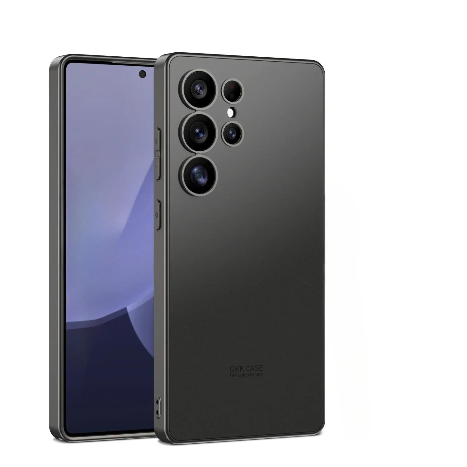 

Кожаный Чехол-Накладка для Телефона Samsung Galaxy S25 S24 Plus S23 Ultra Противоударный Защитный Чехол For Galaxy S25