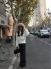 [Fleece] Winter year thin new fur collar hooded cotton-padded coat waist thickened short cotton-padded coat women's coat