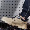 Safety Anti-collision Smart Buckle Anti-stabbing Lightweight Wear-resistant Four Seasons General Men's Large Size Oil Mining Work Sports Shoes