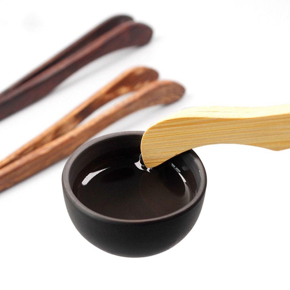 Wood Bamboo Non-slip Anti-scalding Reusable Bread Tongs Food Clip Tea Clip Salad Tongs