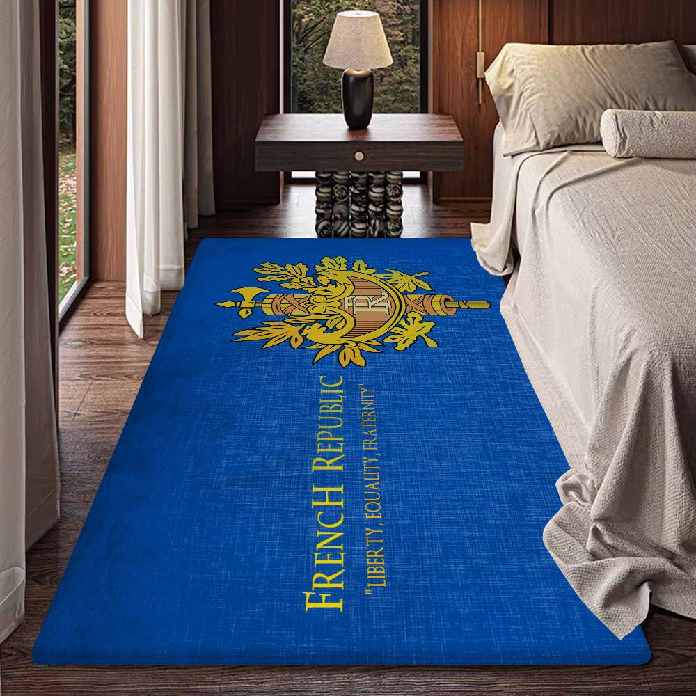 Napoleon Coat Of Arms Bathroom Mat Retro Multiple Choice Living Room Kitchen Rug Non-Slip Bedside Mats