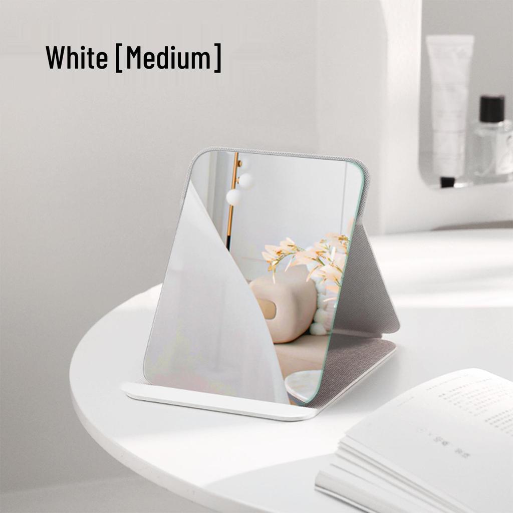 Tragbarer faltbarer Schreibtisch-Kosmetikspiegel für Wohnheim oder Büro