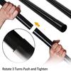 3Pcs Universal 1.25" 32mm Extension Tube Rod Wands Pipe Black For Vacuum Cleaner