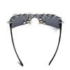 Punk Rivet Sunglasses Unisex Metal Studded Fashion Shades
