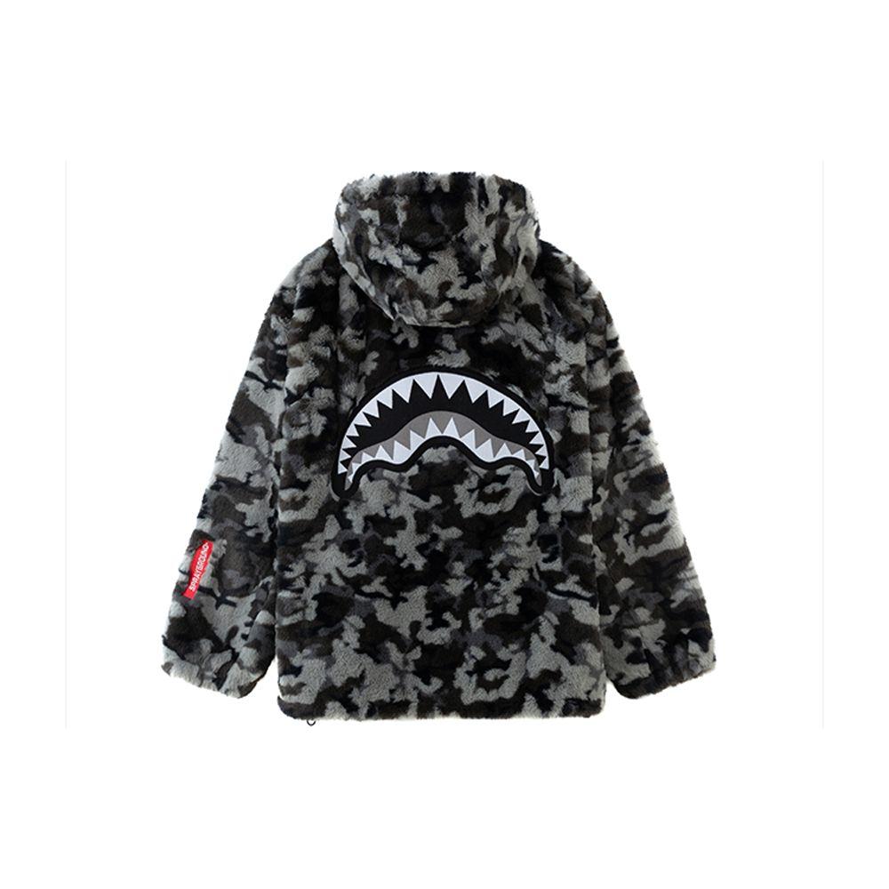 Sprayground Camouflage Shark Mouth Big Logo