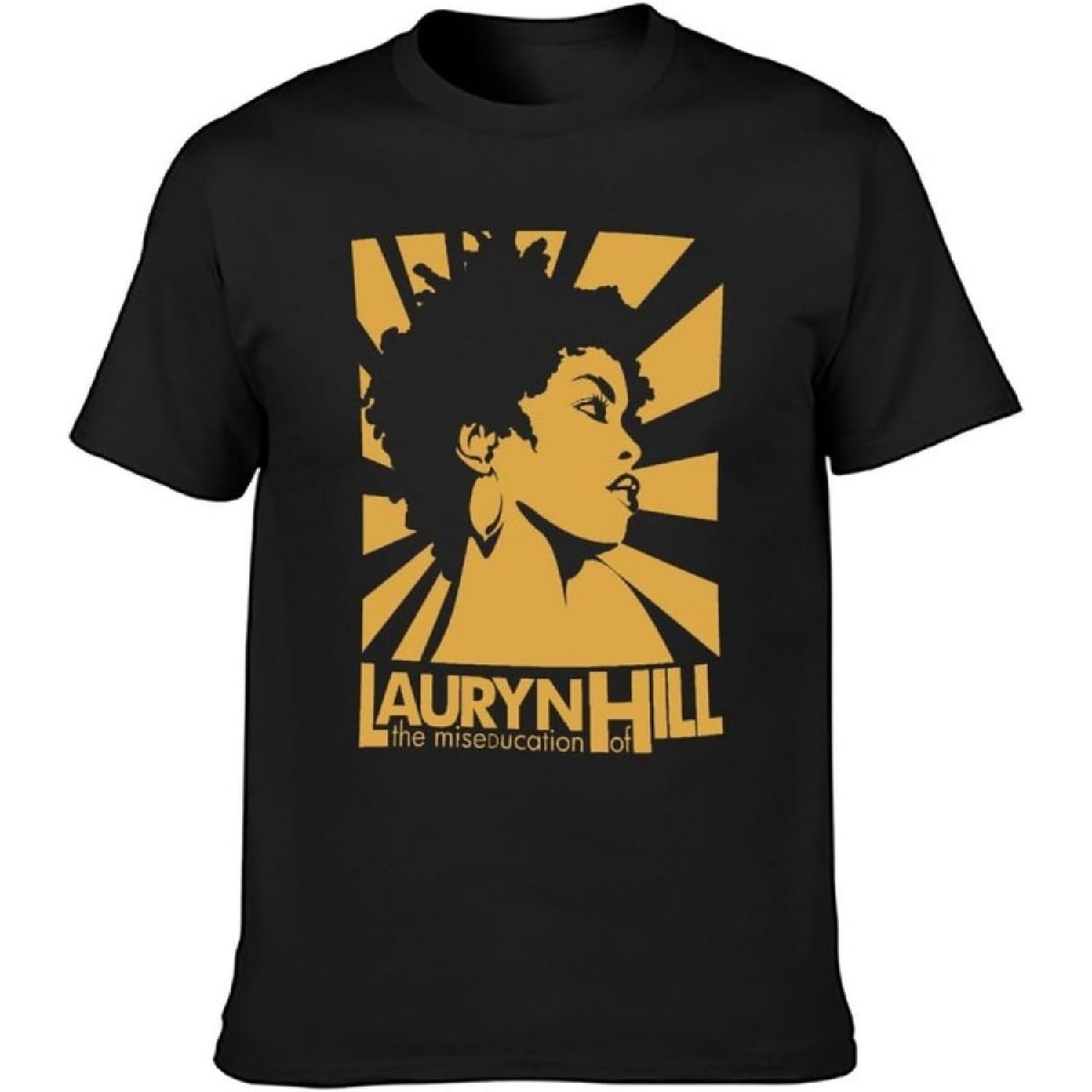 ZHONGWO Lauryn Hill Art Man Mens T-Shirt Unisex Tee S