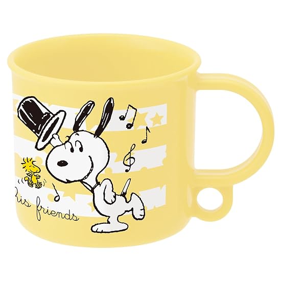 Skater Children's Cup 200ml Snoopy Musical PEANUTS Made in Japan KE5A