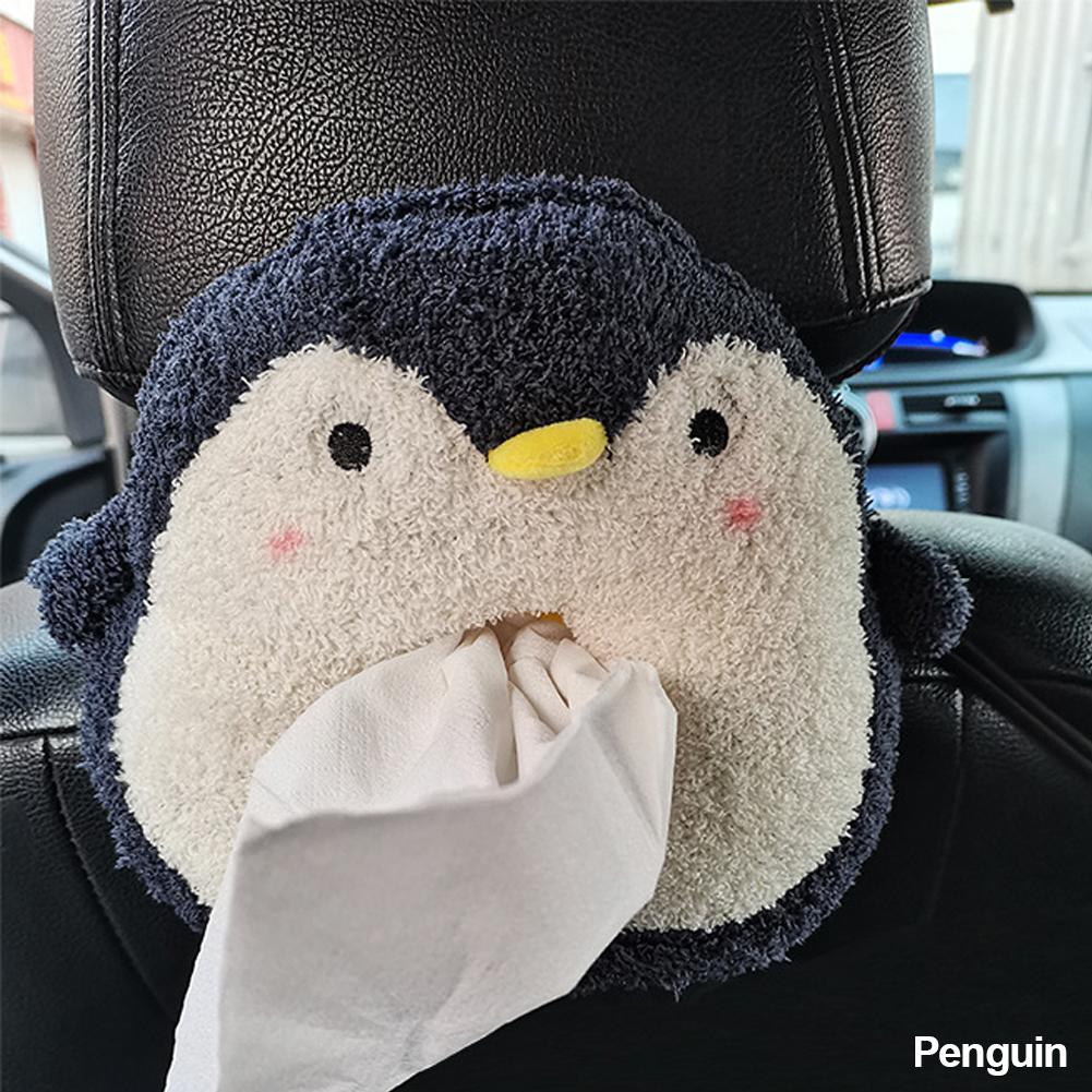 Auto Tissue Box Nette Plüsch Tiere Serviette Seidenpapier Halter Tragbare Schublade Box Auto Styling Multi-funktion Auto Liefert frauen