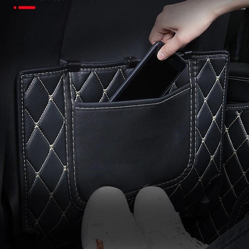 My Good Car Seat Pad Cover Protective PU Leather Children Accessories Anti Kick Mat Interior Styling Car For Tesla Model 3