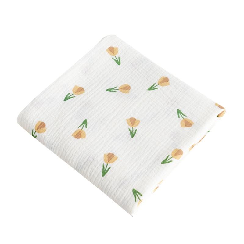 Kocyk dla dziecka Bawełniany Kocyk Otulacz Uroczy Wzór Kocyk do Otulania Ręcznik Kąpielowy Pościel do Łóżeczka Niemowlęcego Ręcznik dla Noworodka Bez Fluorescencji