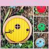 Fairy Door Miniature Garden Decor Wooden Craft For Home And Garden Diy Accent