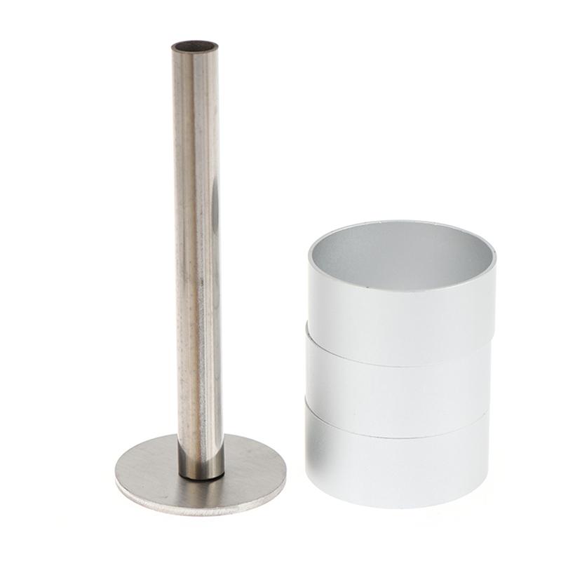 Ανοξείδωτο Πιεστήριο Pulburon Με Ωθητήρα Εργαλεία Διακόσμησης Τούρτας DIY Δαχτυλίδι Φόρμας Μους Τούρτας Δαχτυλίδια Μαγειρικής Εργαλεία Ψησίματος