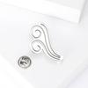 Fashion Creative Smooth Stainless Steel Cloud Brooch Temperament Cute Clothing Accessories Alloy Brooch