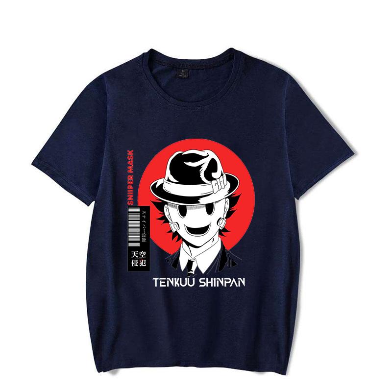 New Anime High-Rise Invasion Printed T-Shirts Women Men Short Sleeve Funny Round Neck Tee Shirt Casual Summer Tops