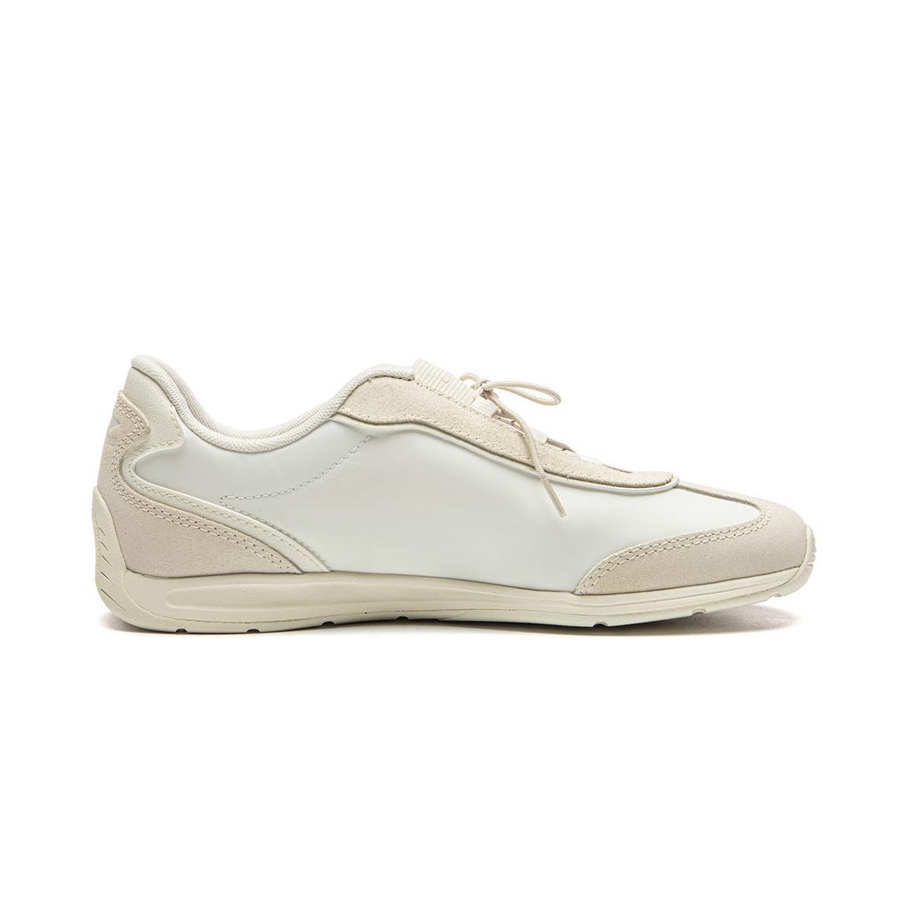 Li Ning Slip Resistant, Abrasion Resistant, Lightweight Low Top German Army Trainers Women's Ecru AGCW214-4