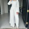 Loriya Solid Color Button Two-Piece Set - LR945