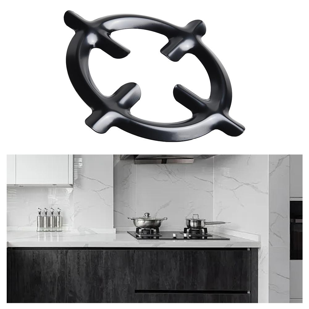 Hold Moka Pot Shelf Regular Circle 16*12.5CM (Approx) 1pc Black Iron