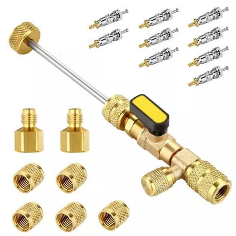 Car Air Conditioning Valve Core Remover Tool Household Refrigeration Valve Core Wrench Disassembly Repair Tool