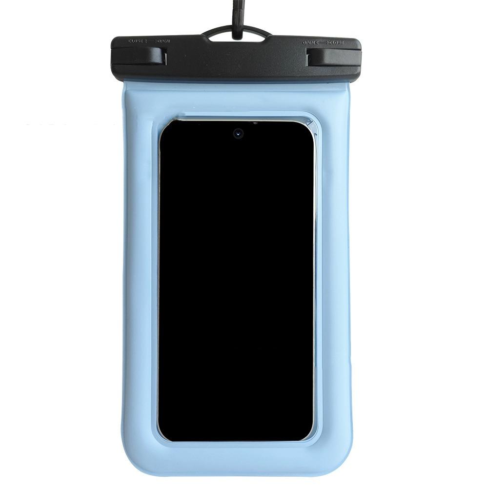 

IPX8 Mobile Phone Waterproof Bag Songkran Swimming Waterproof Phone Bag Beach Diving sky blue