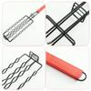 1pc BBQ Rack Removable Hot Dog Accessories Portable Outdoor With Wooden Handle Sausage Grill Cage Grill Basket