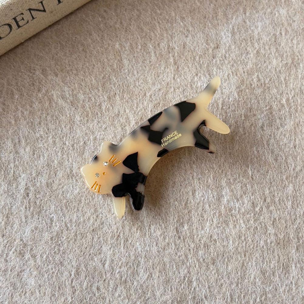 Cute Cartoon Cat Handmade Hairpin Hair Clip Versatile Cute Bangs Hair Accessory for Girls