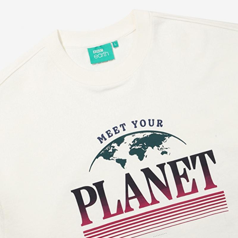 BBC EARTH Planet Sweatshirt Weiß