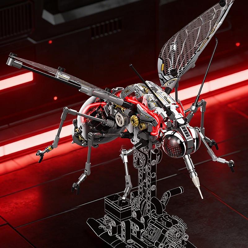 Fresh-From-Factory First-Class Mechanical High-Standard Mosquito Superior-Grade Building-Set High-Standard Bricks Premium-Quality Cyberpunk Insect