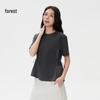 KOLON SPORT Damen Hybrid Patchwork Rundhals-T-Shirt