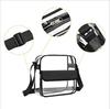 Enkrio Clear Transparent Crossbody Shoulder Lightweight PVC Waterproof Pouch Bag, Bag, Material,