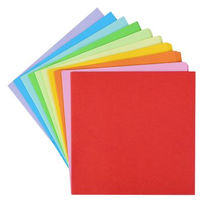 100 stuks Origami Vierkant Papier Dubbelzijdig Vouwen Gelukswens Papier Kraan Knutselen DIY Kleurrijk Scrapbooking 8x8/10x10/12x12/15x15cm