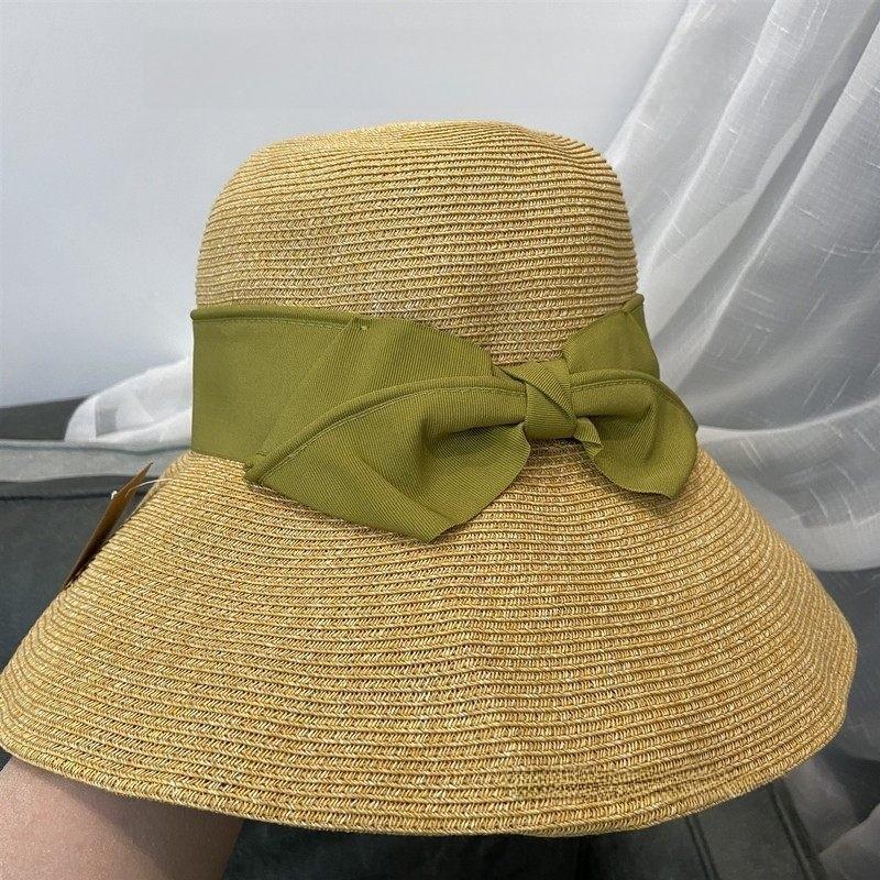 

Uvcut Sun Hat For Women With Large Brim And Butterfly Bow Sun Protection Summer Fashion Style I