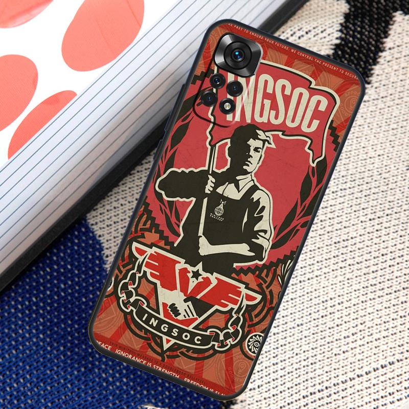 1984 George Orwell Case For Xiaomi Redmi Note 10 11 Pro 8 9 12 Pro 11S 10S 9S Redmi 9 10 12C 9C 10C Back Cover