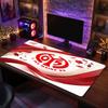 Mainz FC Thema Muster Mauspade, Fußball Logo Design XXL Gaming Schreibtischmatte Rutschfeste Computer-Mauspad