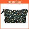 Stylish European Style Polyester Cosmetic Bag With Animal Print Design